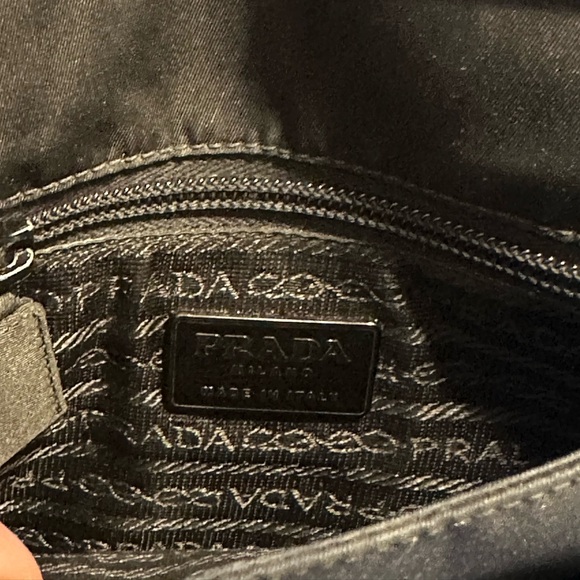 Prada Spazzolato-Trimmed Tessuto Messenger Bag - Picture 6 of 7